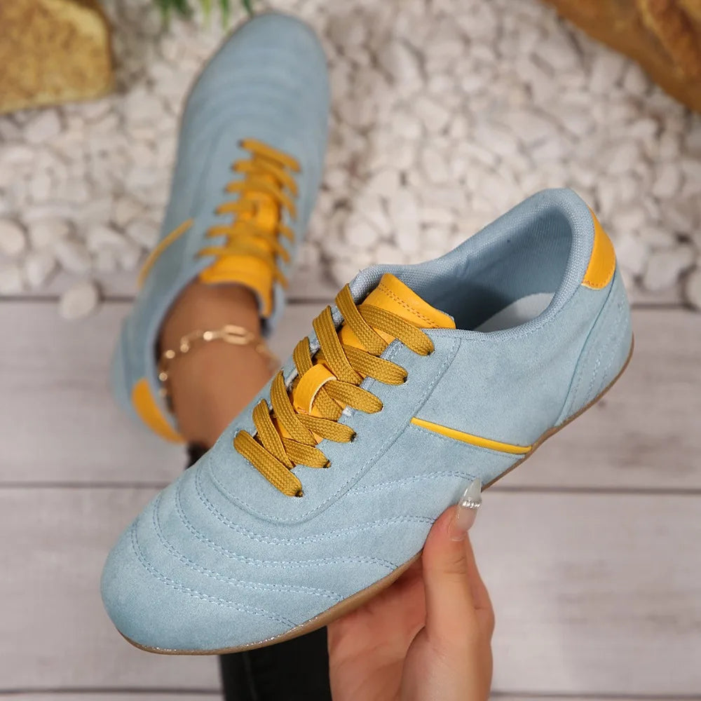 Fashion Blue Casual Sneakers Woman Trainers Comfortable Flat Women