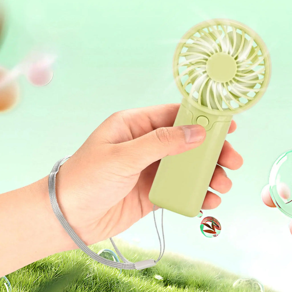 Handheld Mini Fan Battery Operated Quiet Portable Ergonomic Small