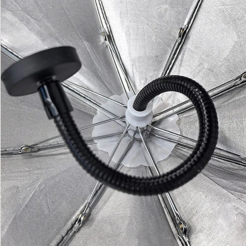 Bending Design Magnetic Phone Umbrella 360 Rotation Non-slip Cell Sun Zpaxo