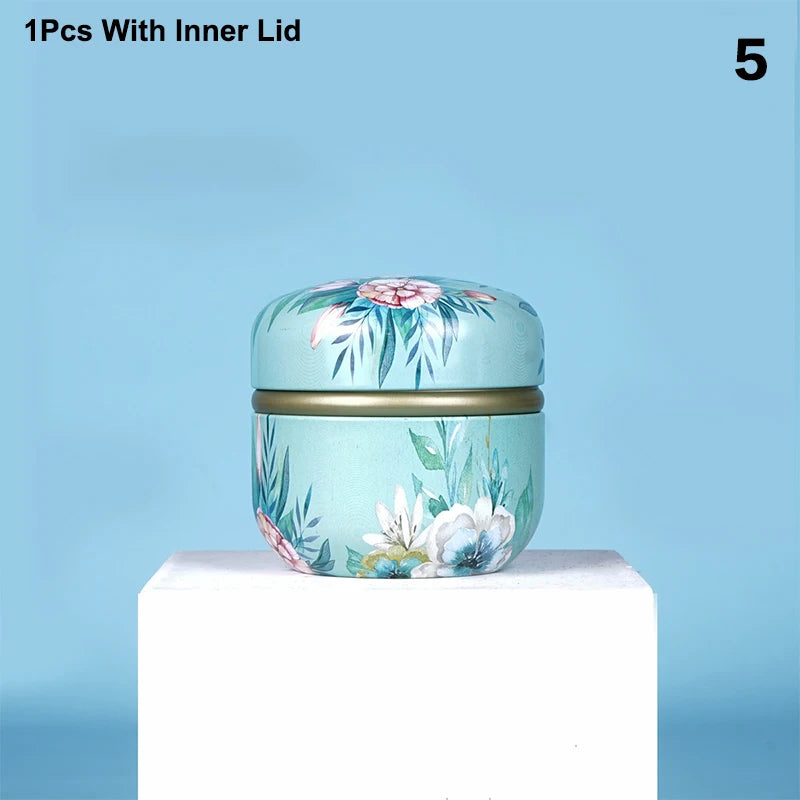 CMSmall Portable Storage Boxes Tea Caddy Box Containers Candle Cans Zpaxo 5