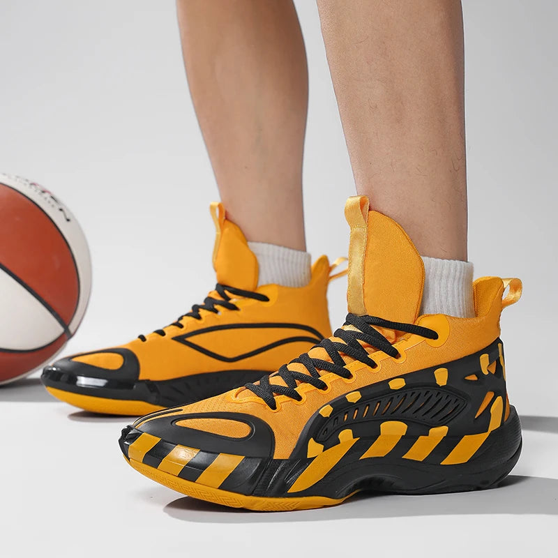 Men's Basketball Shoes Breathable Cushioning Non-slip Wearable Runing