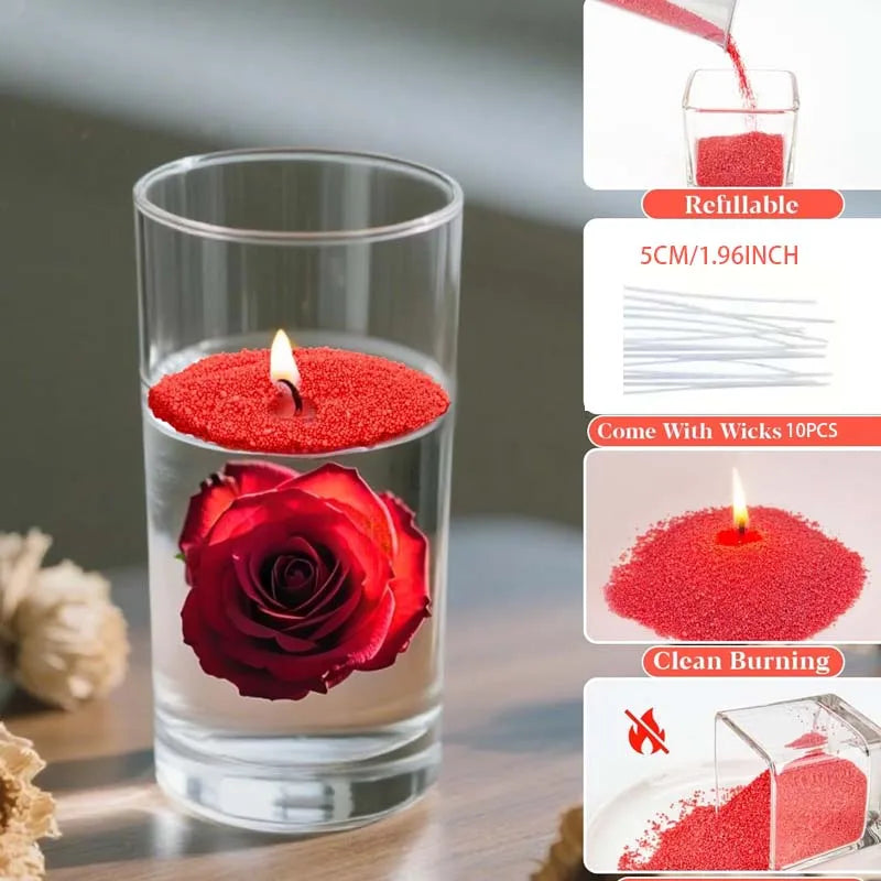 Sand Pearled Candle Making Kit 100g – Wicks Included Candle Making Kit Zpaxo