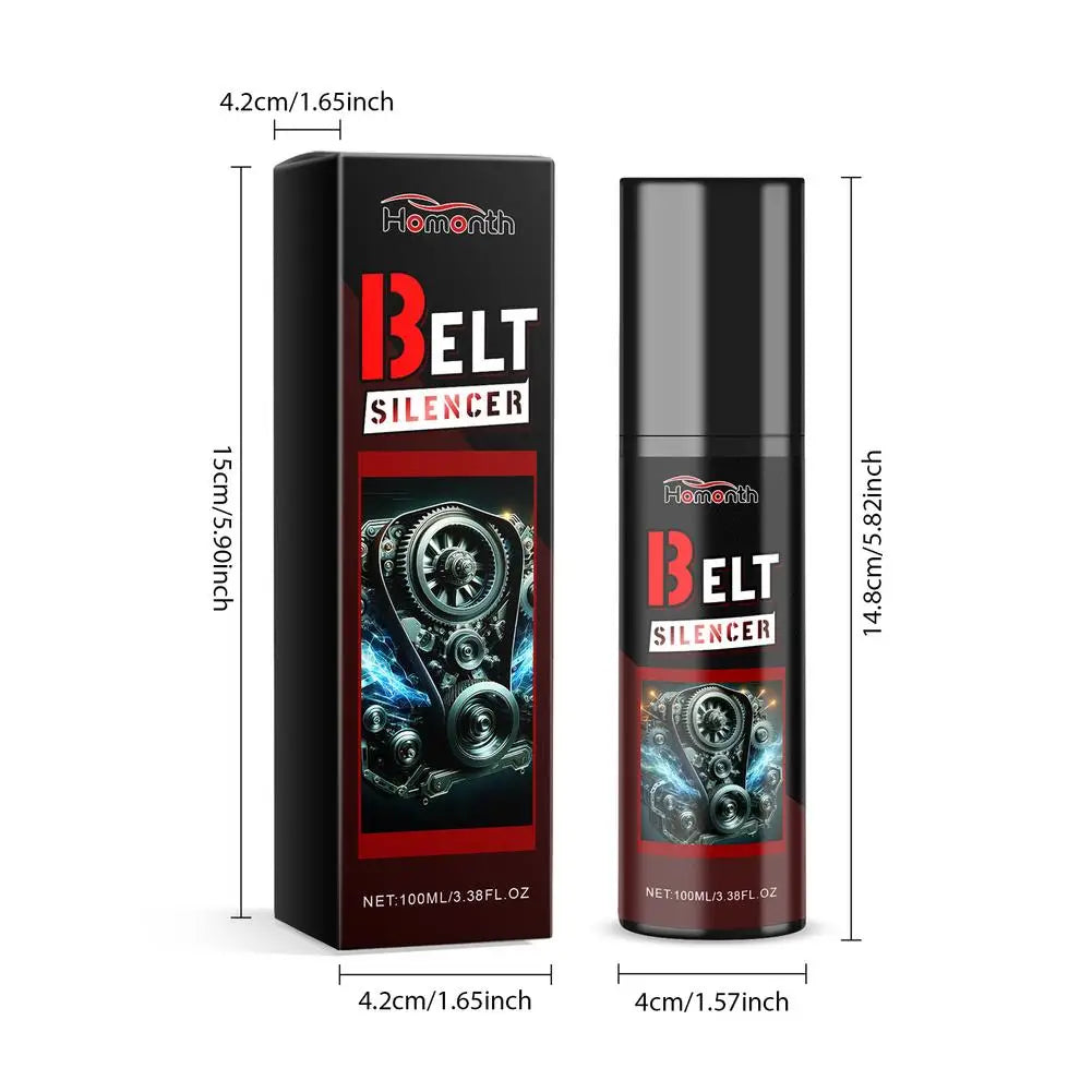 100ml Car Engine Belt Silencer Spray – Noise & Wear Protection Belt Silencer Spray Zpaxo