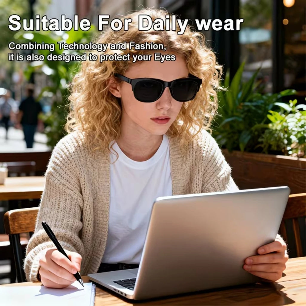 Smart Translation Glasses Support Real-time Bluetooth Music Large