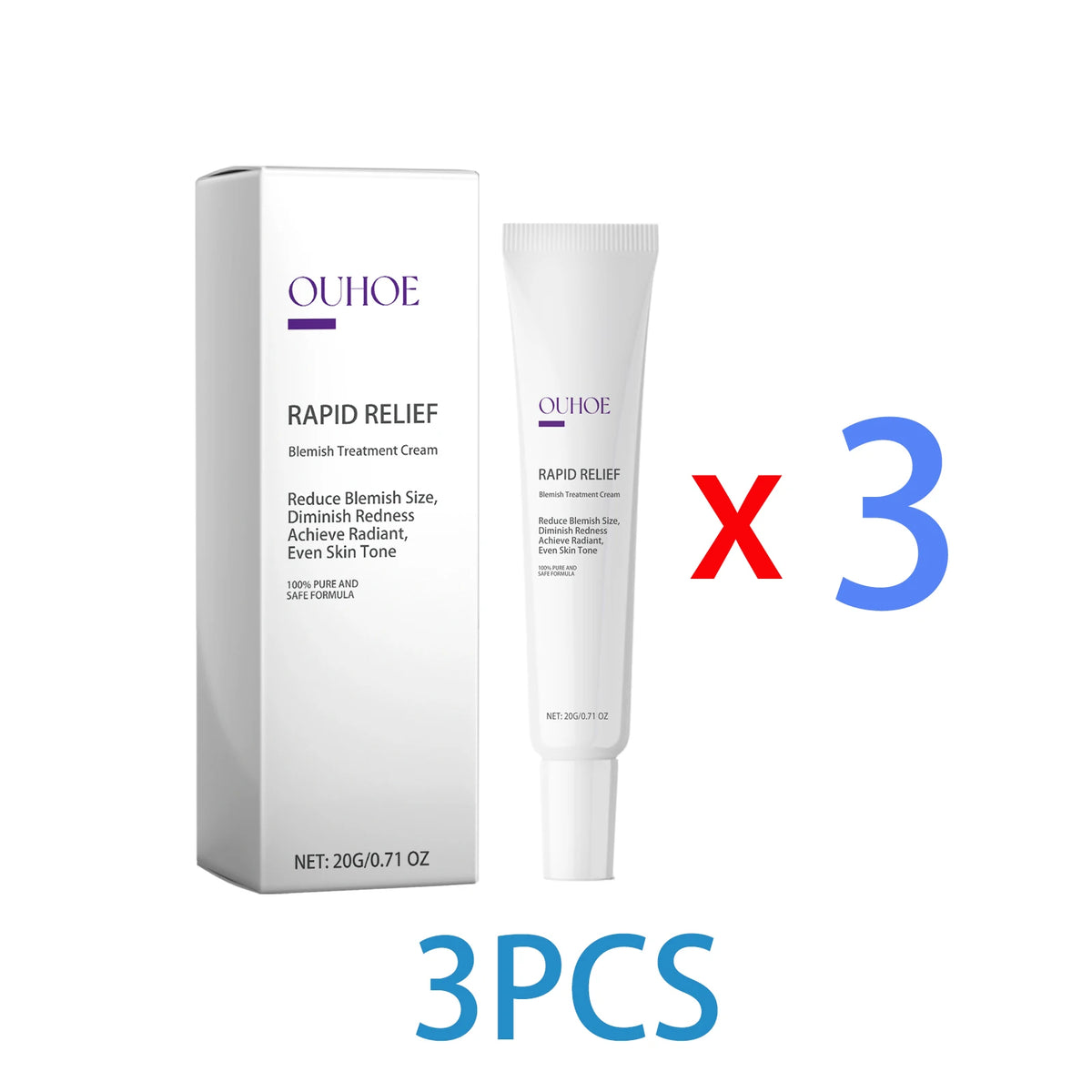 Dark Spot Correcting Brightening Cream 20g Hydrating Face Cream Fades Appearance of Spots Evens Tone Boosts Radiance Acid Aloe Zpaxo 3PCS