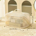 See-through Travel Cosmetic Bag&pillowcase 2-in-1 Large Nylon Mesh