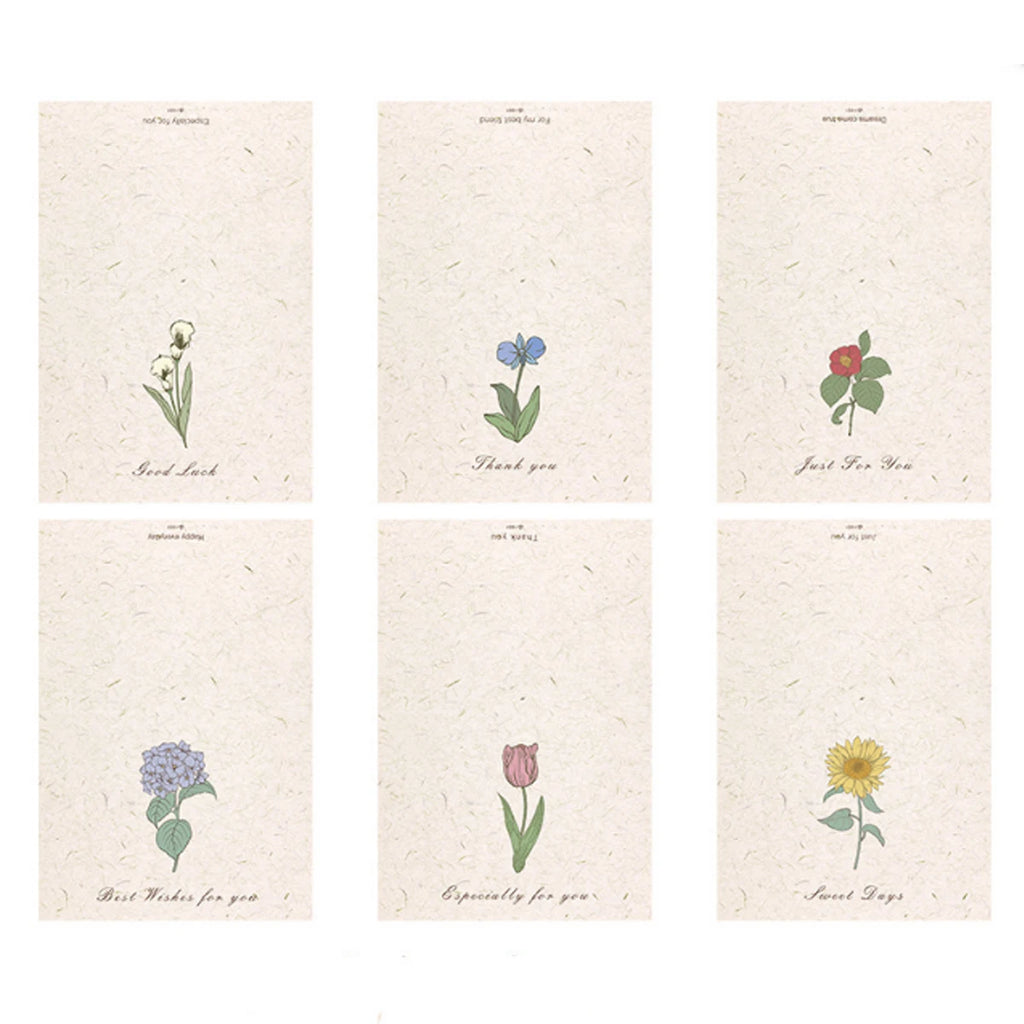 Tulip Thank You Cards with Envelopes – Floral Greeting Card Set