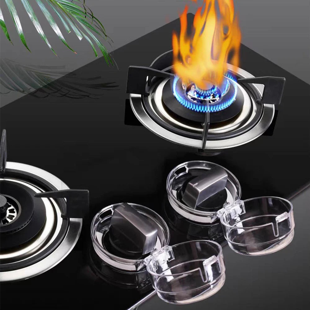 2Pcs Gas Stove Knob Covers for Baby Safety Home Kitchen Kids Child Protection Switch Protector Zpaxo