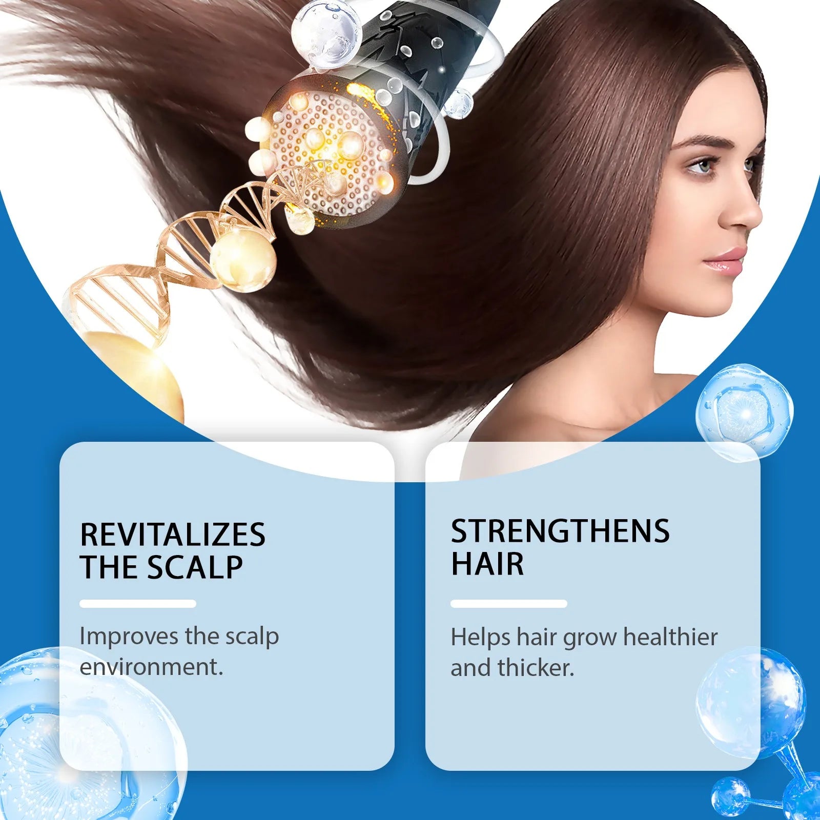 Rosemary Hair Growth Roller Serum | Scalp & Follicle Essence Hair Growth Serum Zpaxo
