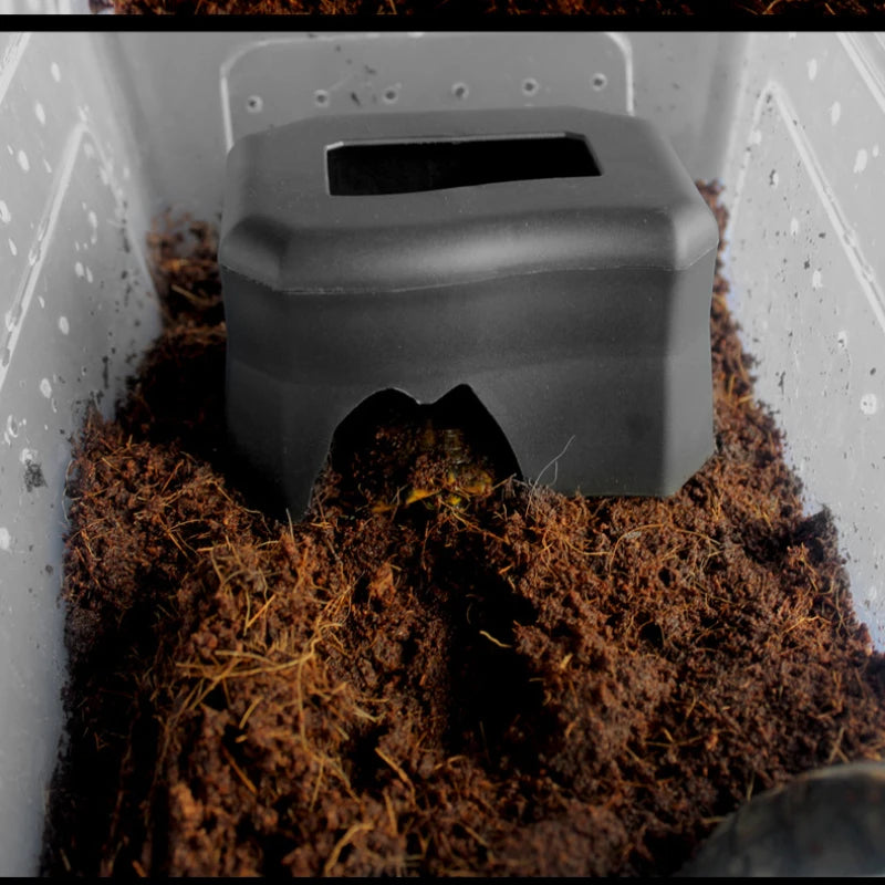 Plastic to avoid water basin reptile water basin tortoise palace Corn snake climb pet drink bowl plastic supplies simulation Zpaxo