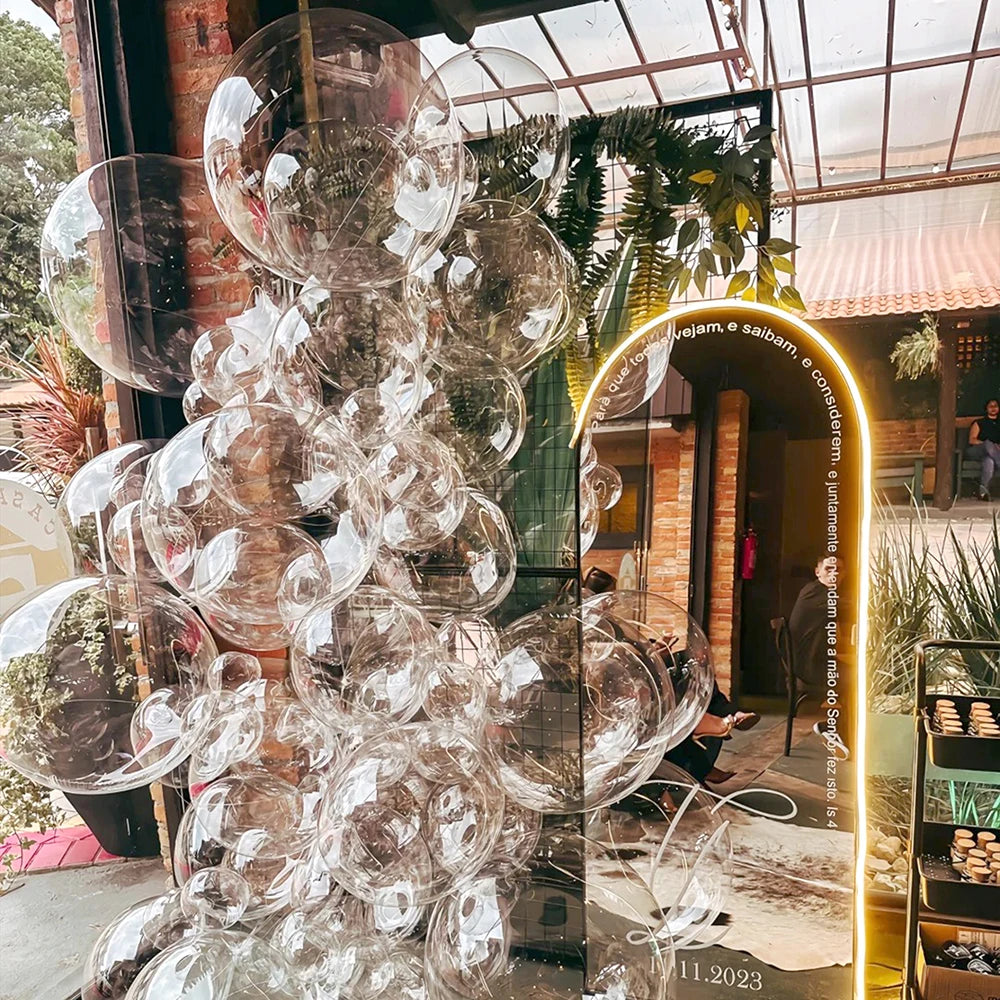 Bobo Balloon Arch Clear Bubble Balloons Transparent Ballon Garland