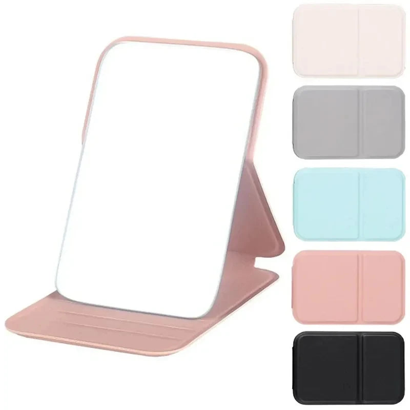 PU Leather Foldable Compact Makeup Mirror – Pocket Mirror Compact Makeup Mirror Zpaxo