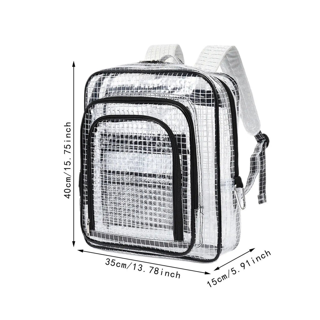 Clear Anti-Static PVC Backpack | Cleanroom Tool Storage Bag Anti-Static Work Backpack Zpaxo