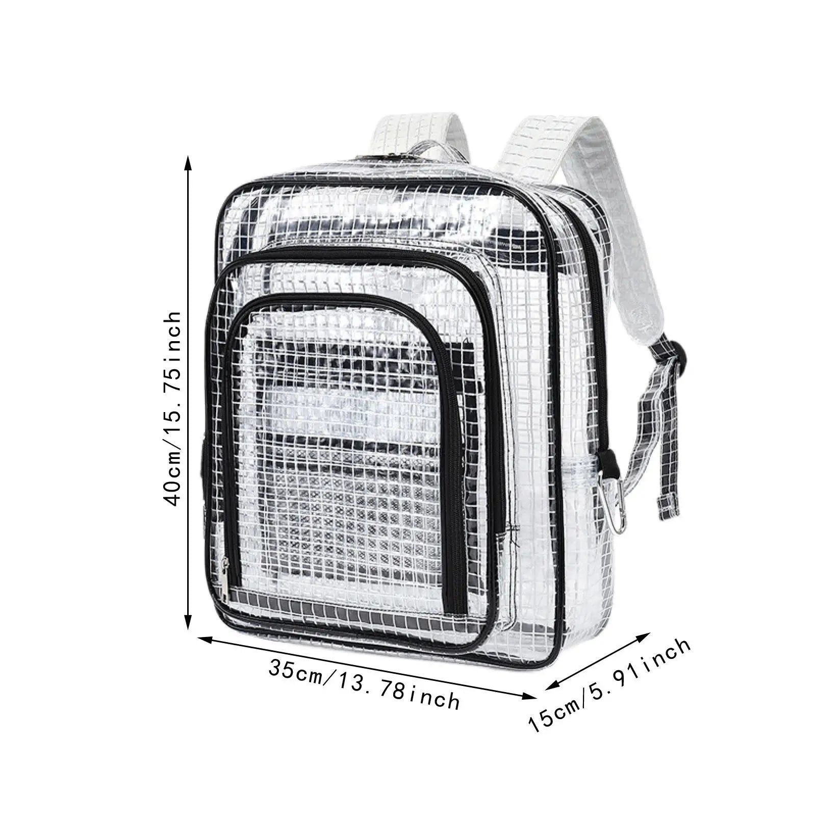Clear Anti-Static PVC Backpack | Cleanroom Tool Storage Bag Anti-Static Work Backpack Zpaxo