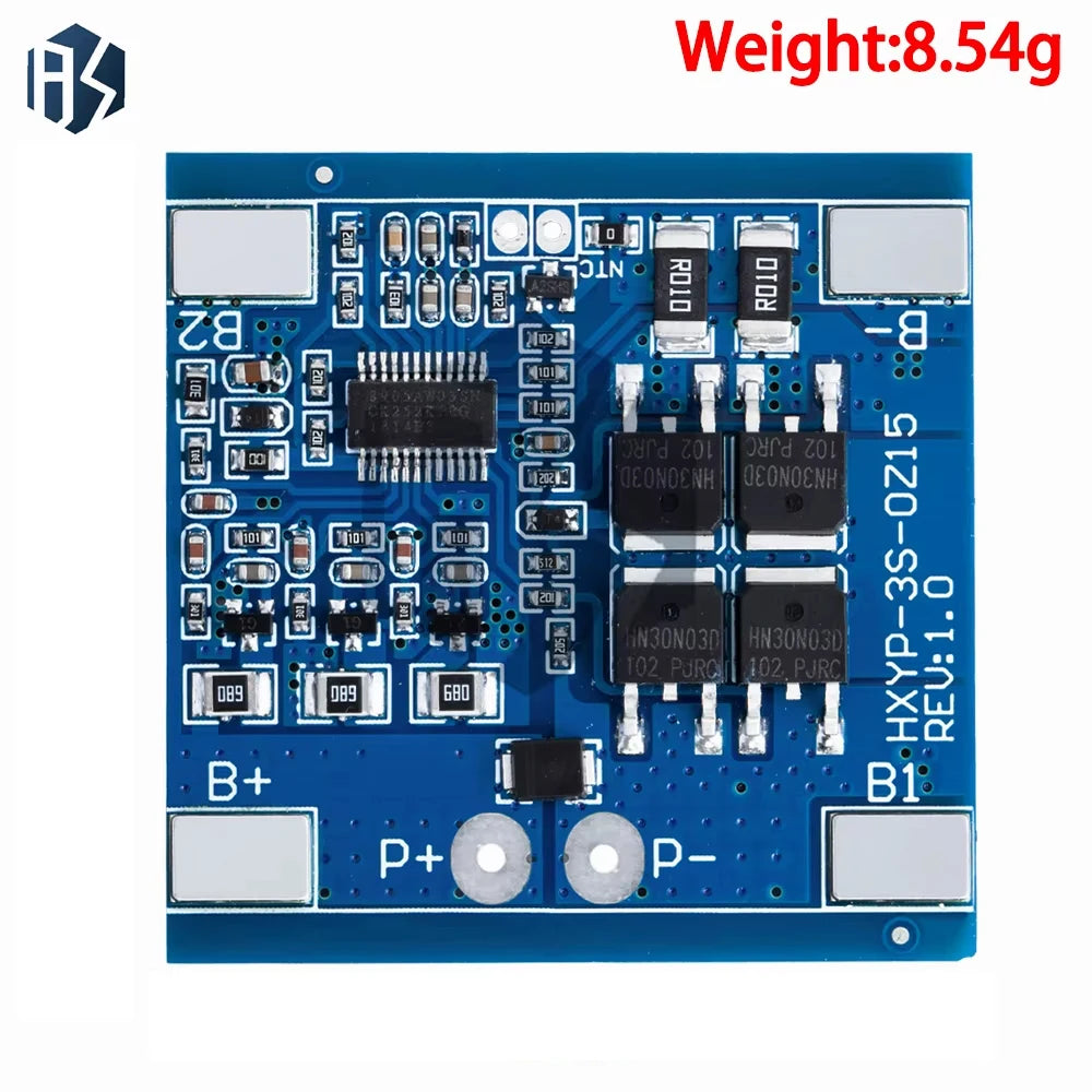 3S 15A 20A BMS Protection Board 11 1V 12 6V Li-ion Battery Module Zpaxo