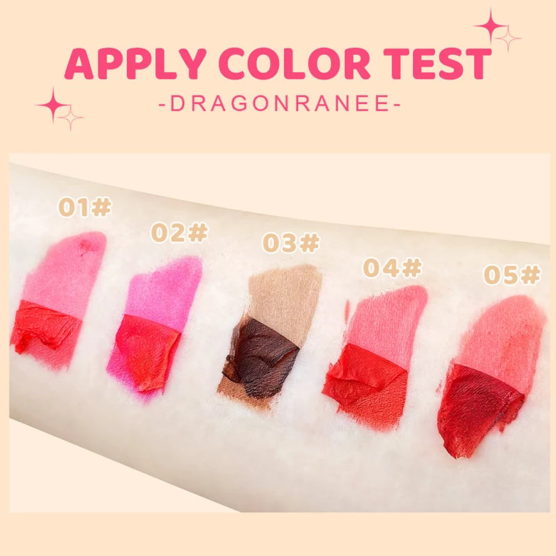 5 Color Peel Off Red Lip Gloss Matte Outline Contour Tattoo Lip Stain Waterproof Tear Off Lip Tint Lipstick Makeup Cosmetic Zpaxo