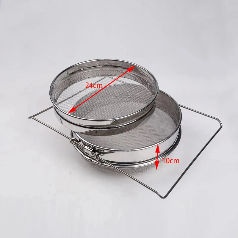Stainless Steel Beekeeping Double Layer Honey Filter Settling Tank