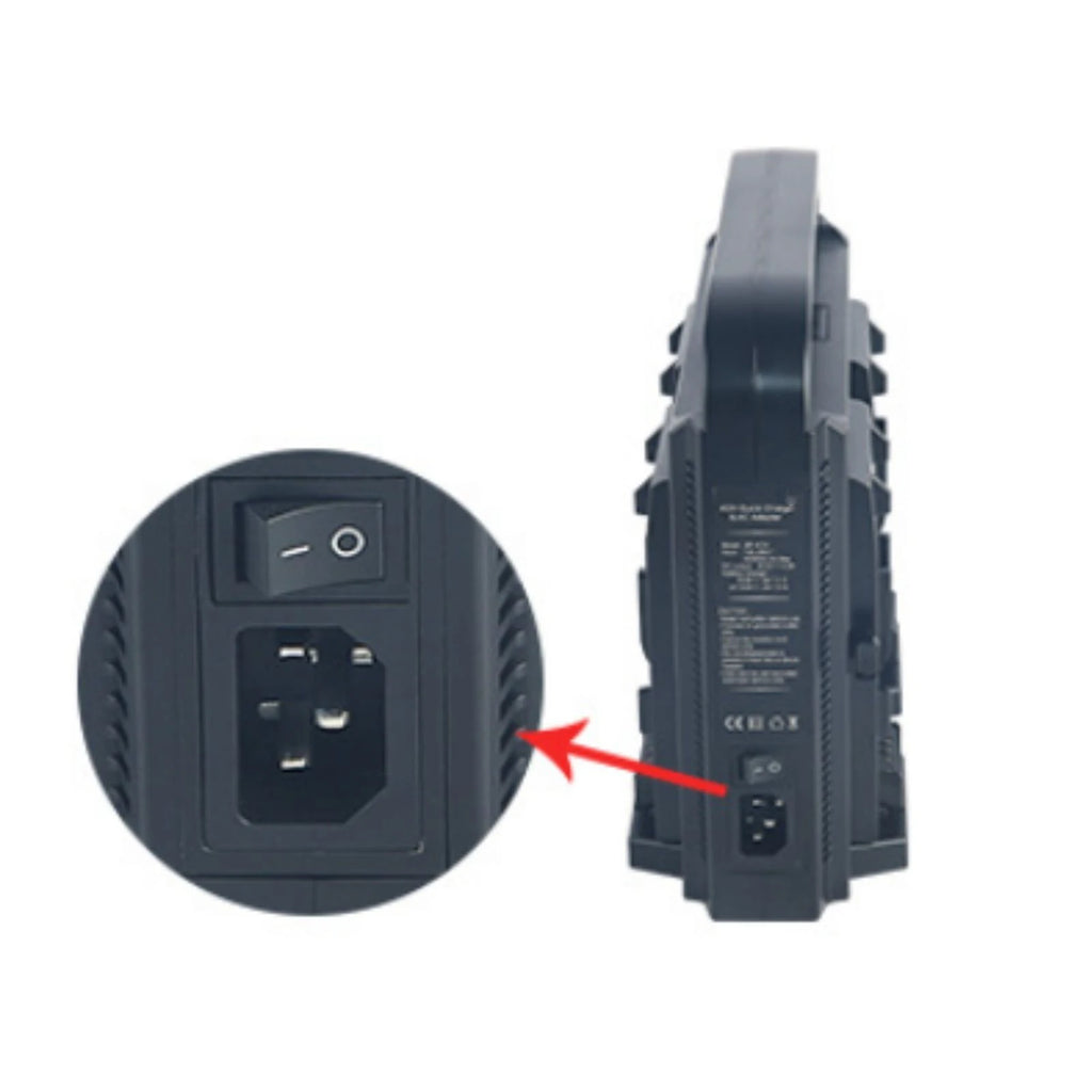 BP-4CH 4-Channel V-mount Battery Charger Sony 14 4V 8V DC 16 5V Power