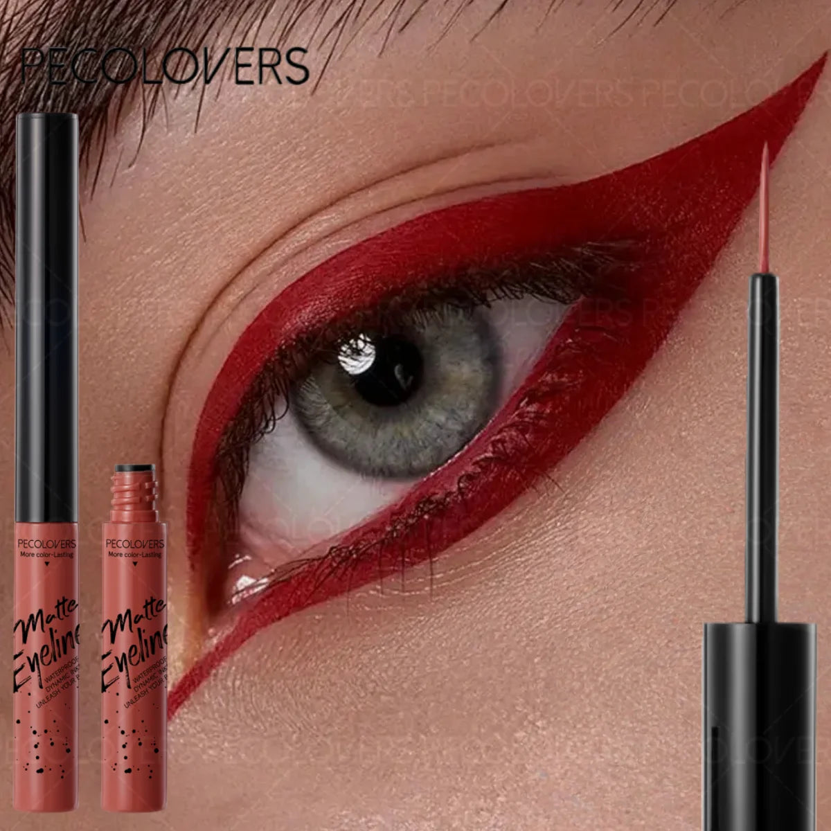 1PC Matte Waterproof Liquid Eyeliner Long Lasting Eye Pencil Non-Smudging Perfect for Christmas Halloween Thanksgiving Gifts Zpaxo