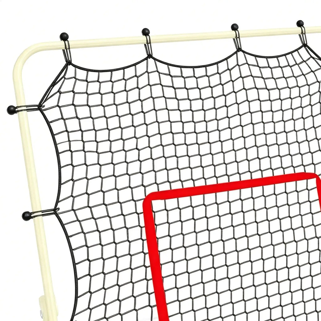 Volleyball Rebounder Net Mesh Adjustable Catcher Fit 74Ft Frame 28