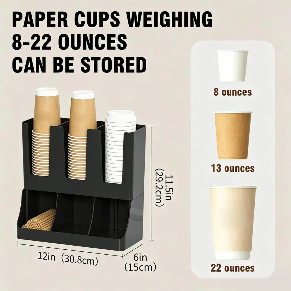 Coffee Organizer Station Large Capacity Storage Rack Countertop Pods