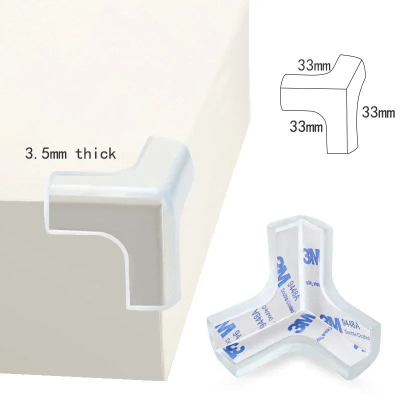 Baby Safety Silicone Protector Table Corner Edge Protection Cover