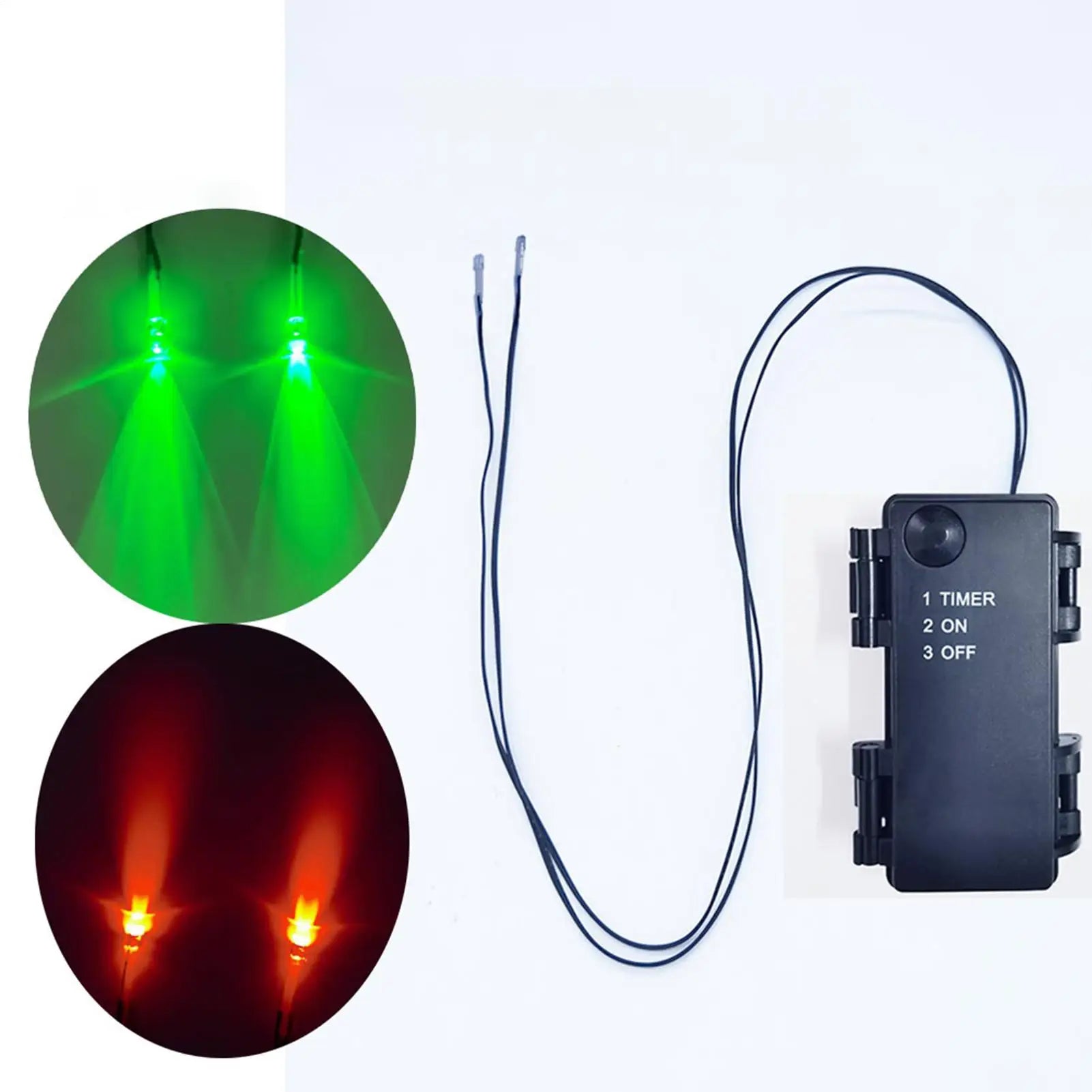 Halloween LED Glowing Eyes Timer Light Up DIY Skeleton Pumpkins Masks
