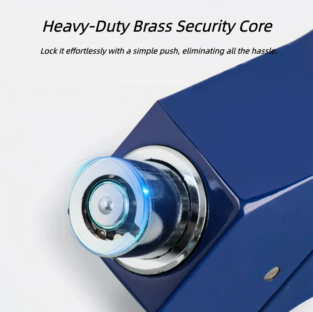 Motorcycle Bicycle Handlebar Lock Heavy Duty Steel Anti-theft ATV