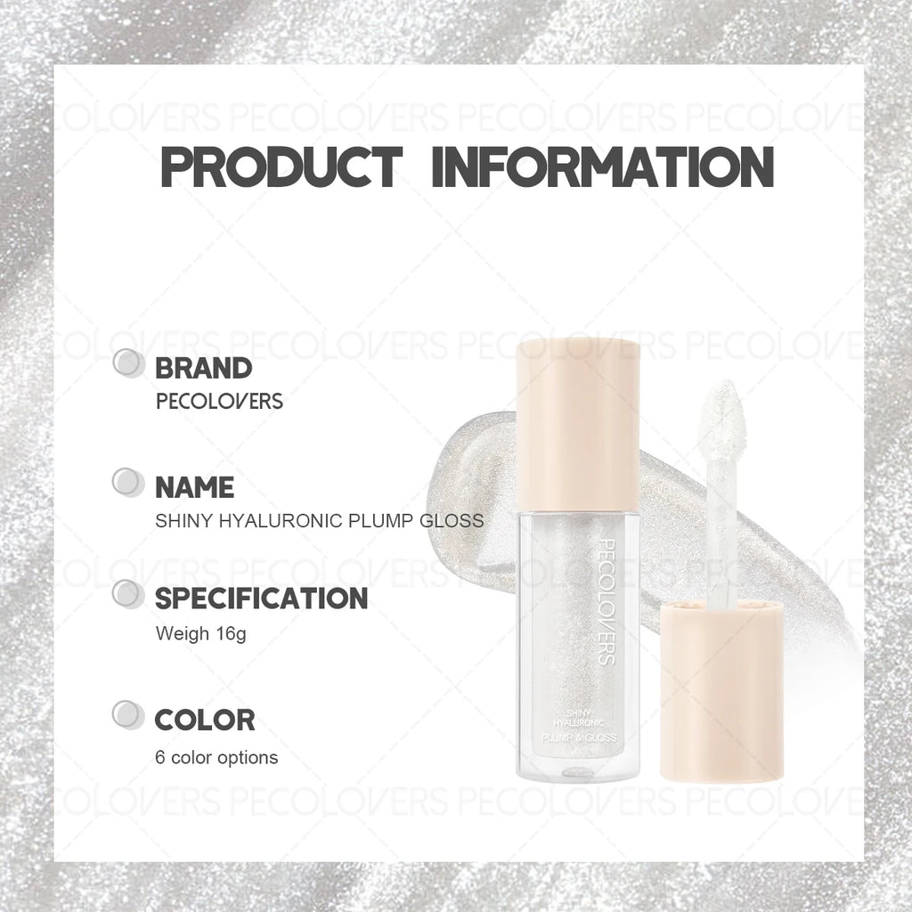 Long-Lasting Shine Plumping Lip Gloss Mirror Moisturizing Glitter Liquid Lipstick Nutritious Lip Liquid Makeup Zpaxo
