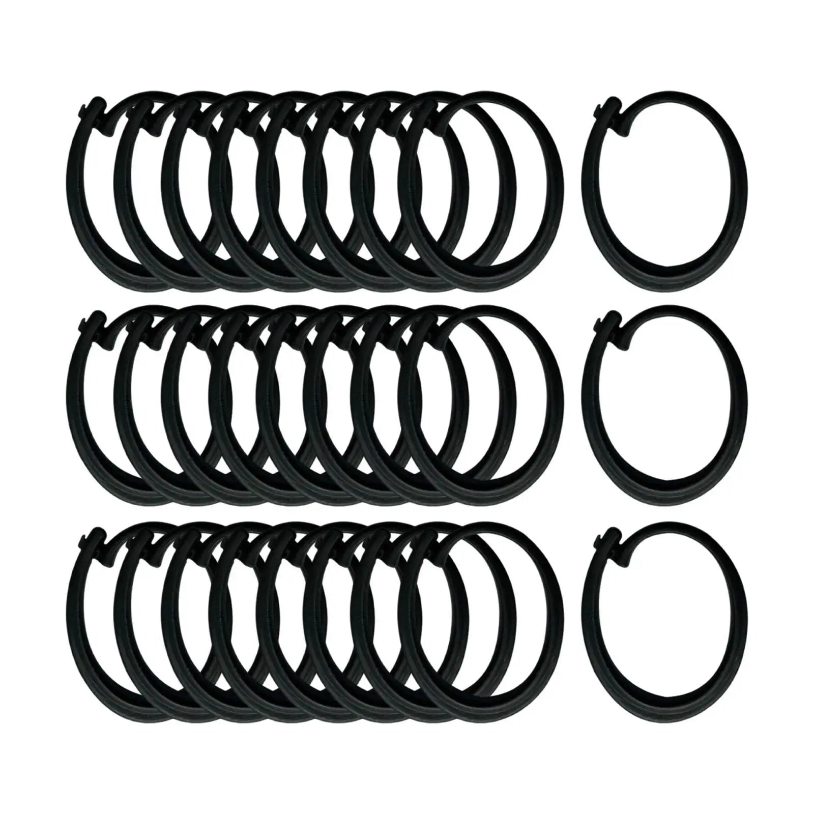 30Pcs Gazebo Curtain Hooks Universal Professional Easy to Install, Track Hooks for Yard, Garden, Canopy, Mesh Screen, Outdoor, Zpaxo