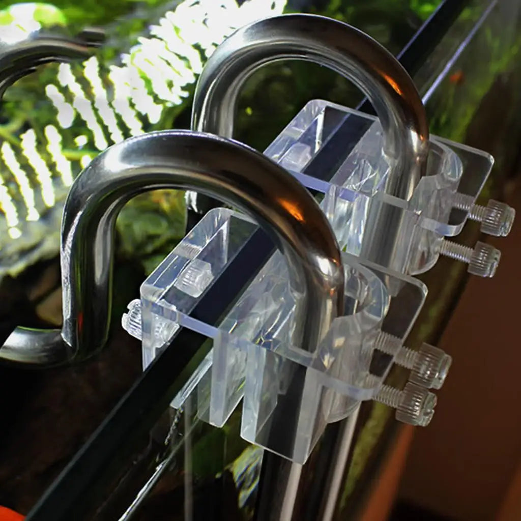 Aquarium Fish Tank Dosing Air Pump Tubes Acrylic Fixture Holder Zpaxo