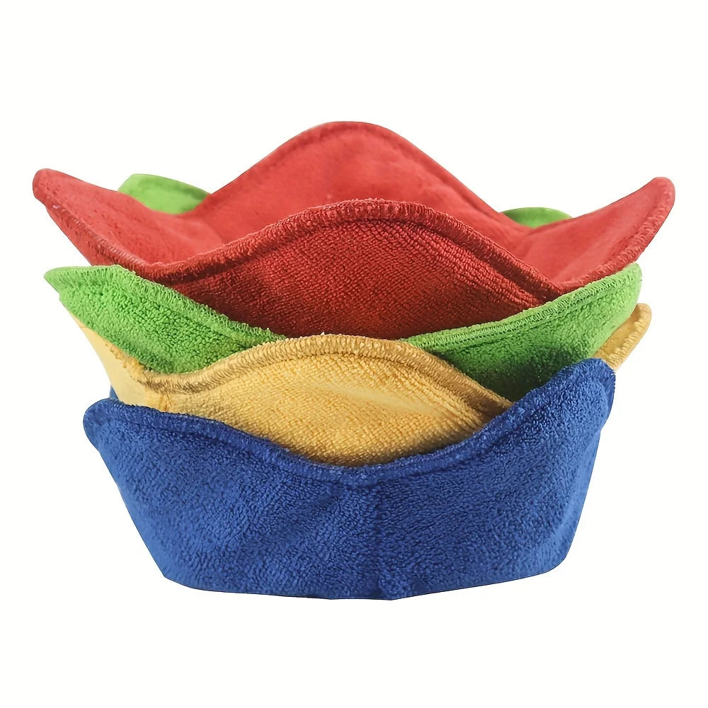 Microwave Bowl Cozy Holders Set of 4 – Heat-Proof Fabric Pads Bowl Cozy Hot Pads Zpaxo