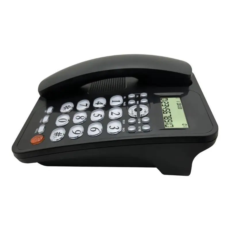 652F Corded Landline Phone Big Button Phones Fixed Telephone Office Zpaxo