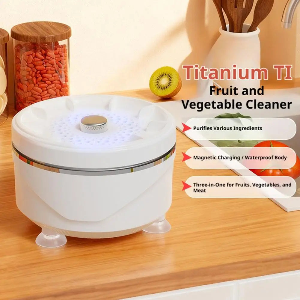 Fruit Washer, Automatic Water Washing Purifier Machine for Fruits, Vegetables, Meat, Seafood, Tableware, Utensils, Kitchen Zpaxo