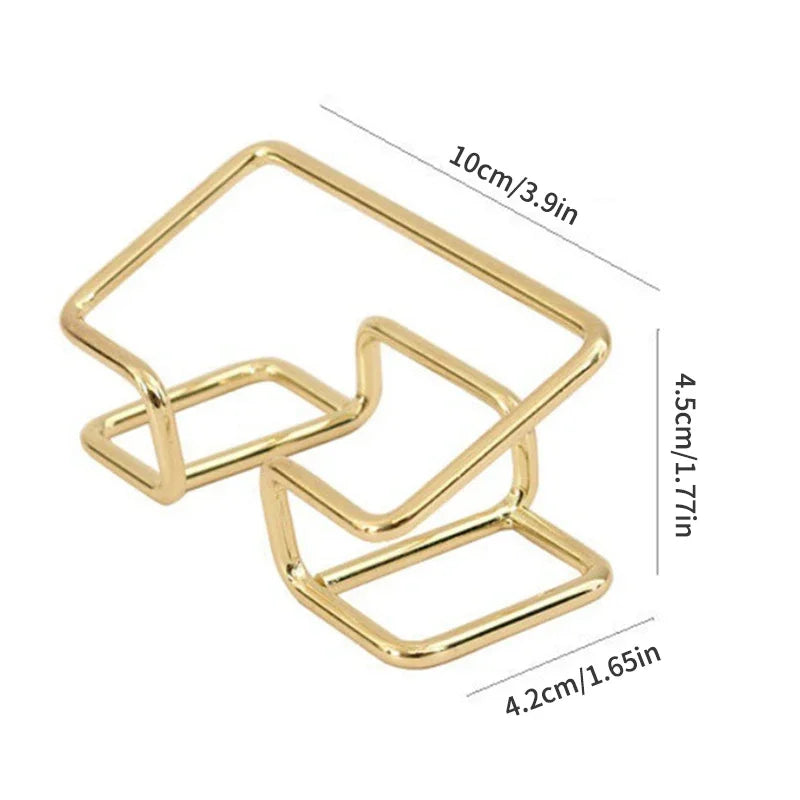 Metal Business Card Holder for Desktop – Stylish Office Organizer Business Card Holder Zpaxo