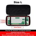 EVA Hard Keyboard Storage Bag Large Capacity Thickened Keyboard Protective Bag Water-Resistant Dustproof Keyboard Storage Case Zpaxo Size L