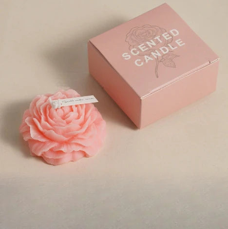 Creative Flower Shape 3D Peony Candle Aromatic Aromatherapy Wedding