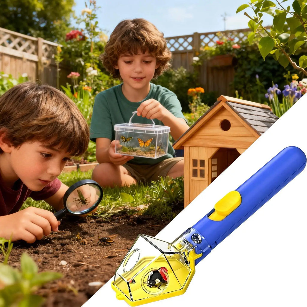 Kids Insect Catcher Toy – Bug Observer with Magnifier Lens Bug Catcher Toy Zpaxo
