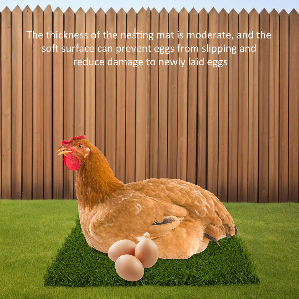 Reusable Nesting Pads Chicken Coop Artificial Turf Laying Comfortable