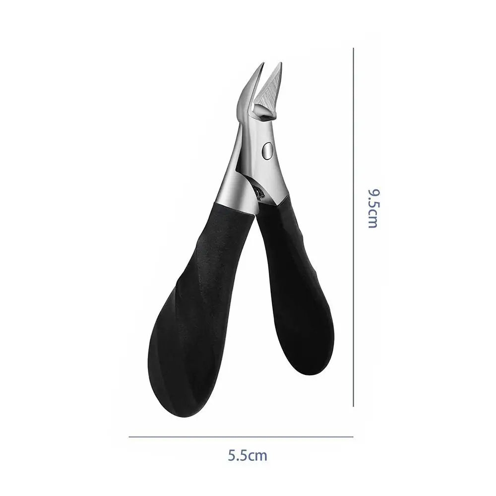 Professional Anti-Splash Slant Edge Nail Clipper Stainless Steel Eagle Beak Fingernail Clipper Trim Nails Manicure Tool Zpaxo