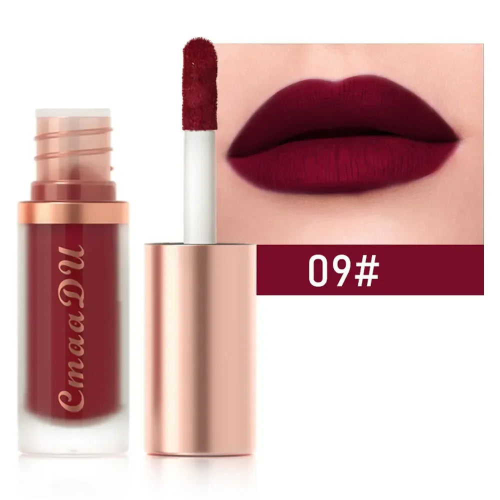 Waterproof Matte Velvet Lip Glaze Moisturizing Long Lasting Non-stick Zpaxo 9