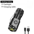Type-C Rechargeable Waterproof Mini LED Flashlight – 3 LED