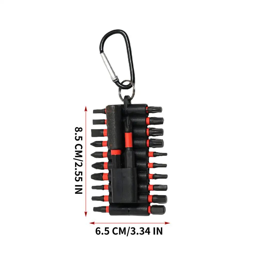 Screwdriver Bit S2 Steel Impact Torx Phillips Hex Shank Magnetic Zpaxo Black