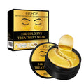 EELHOE 24k Gold Under Eye Patches 60 Pcs Eye Mask Pure Gold Anti-Aging Collagen Hyaluronic Acid Under Eye Mask Zpaxo 60pcs