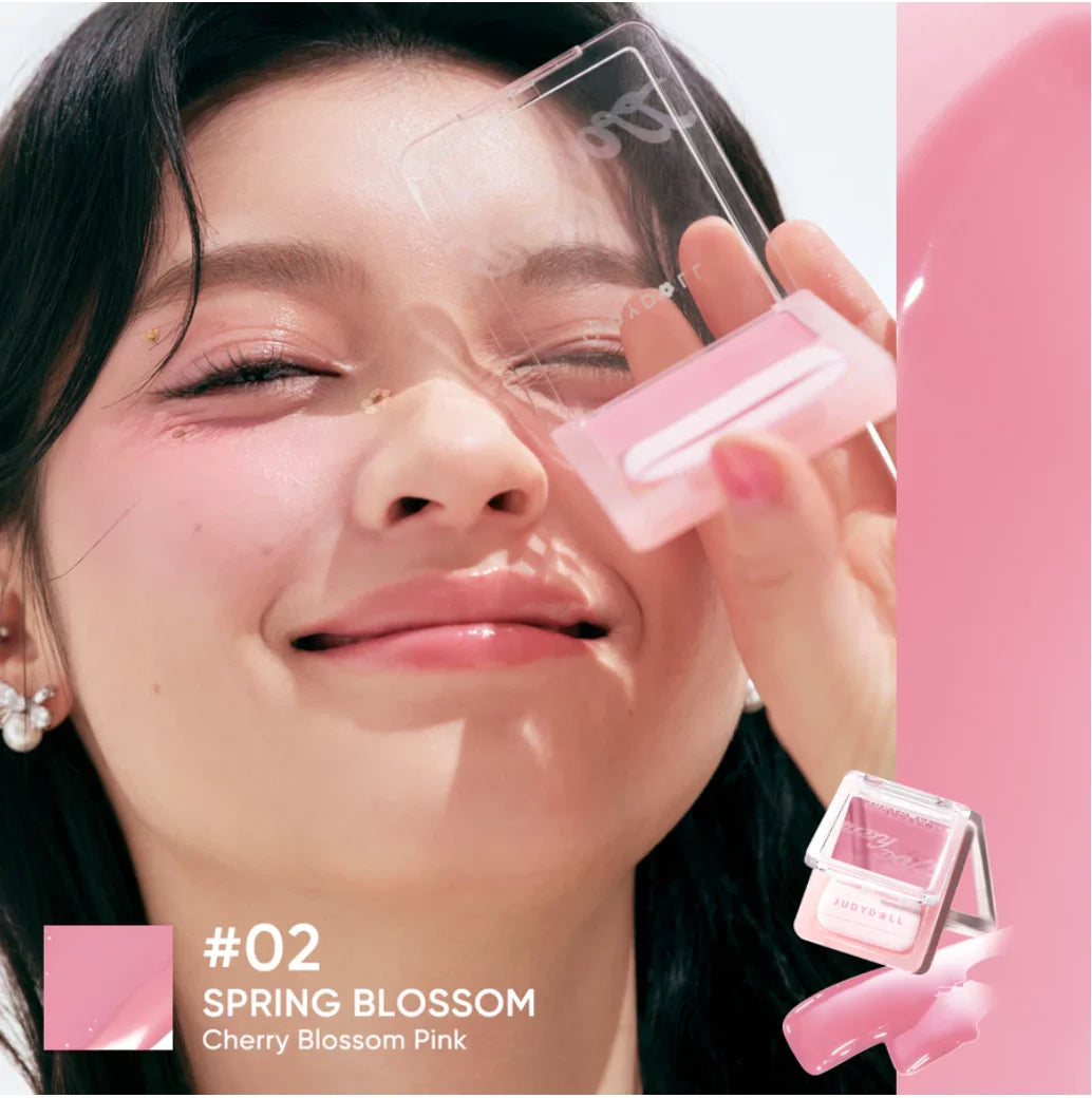 Judydoll Water Gloss Blush Cream Light Sensation Good Melting Skin Zpaxo