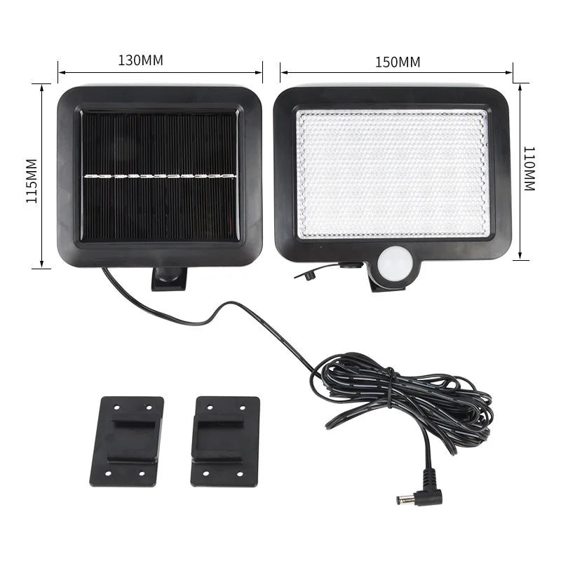 106 LED Solar Motion Sensor Wall Light – IP65 Waterproof Solar Wall Light Zpaxo Solar wall Lamp