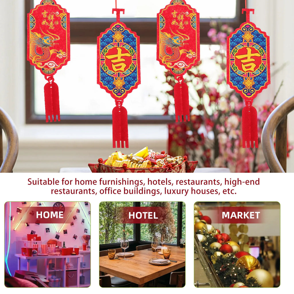 Auspicious Chinese Year Hanging Ornament Delicate Wear-resistant