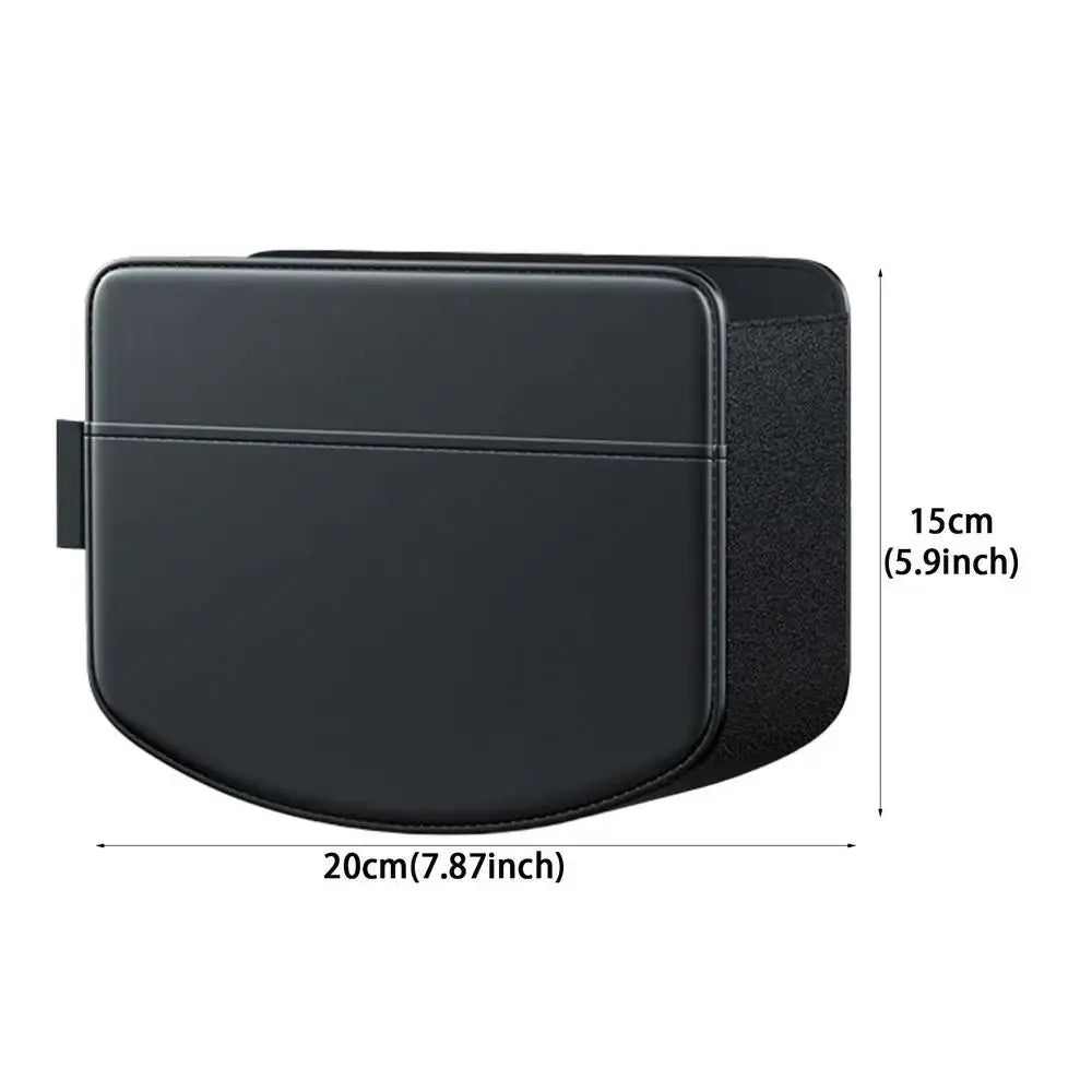 Large Capacity Car Door Side Storage Box PU Leather Scratch Resistant Zpaxo