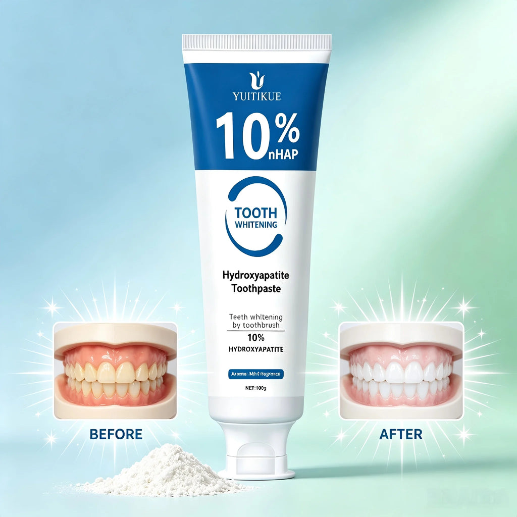 YUITIKUE 10% Hydroxyapatite Toothpaste – Whitening & Enamel Repair Whitening Toothpaste Zpaxo Default Title