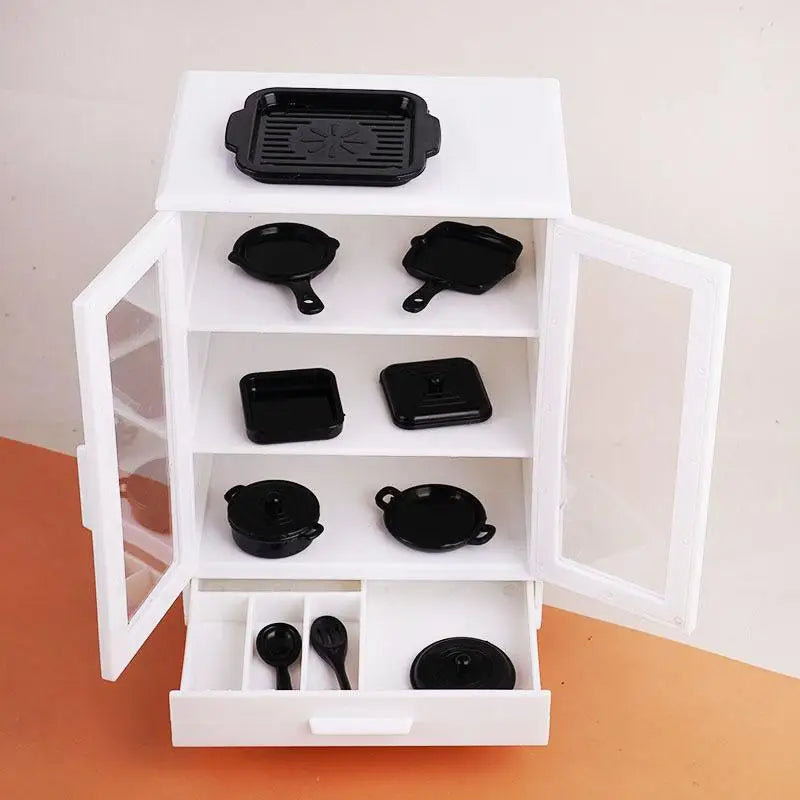 Mini Food Pretend Play Dollhouse Kitchen Furniture Model Miniature Zpaxo